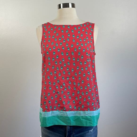 LOFT Tops - Loft • Novelty Parrot Bird Print Top